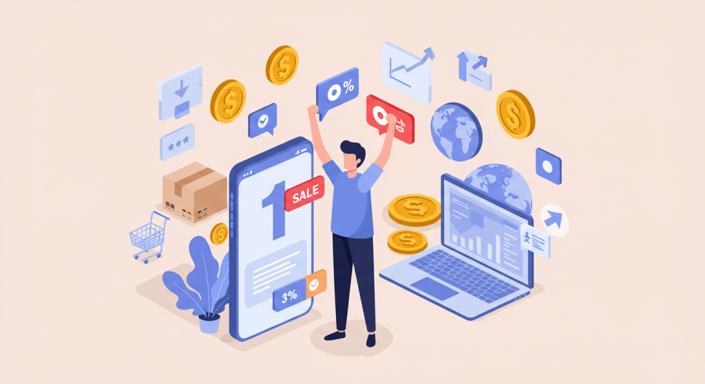 first dropship sale