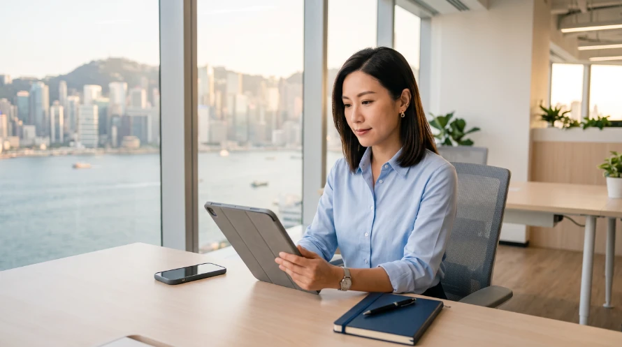 Reseller reviewing Hong Kong electronics supplier terms before ordering